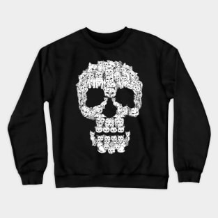 Skull of cats Crewneck Sweatshirt